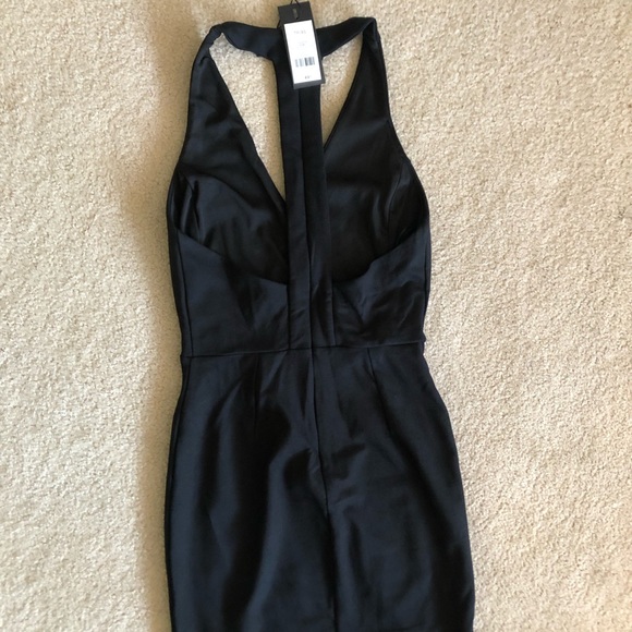 DYNAMITE v neck dress in get black. Size XS. - Picture 7 of 8